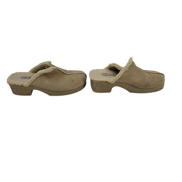 High Sierra Women's Clogs Leslie Leather Sherpa Lined Slide On Tan 9.5 - Picture 8 of 12